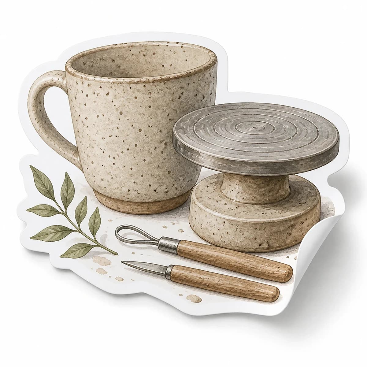 Clay Club Sticker product view