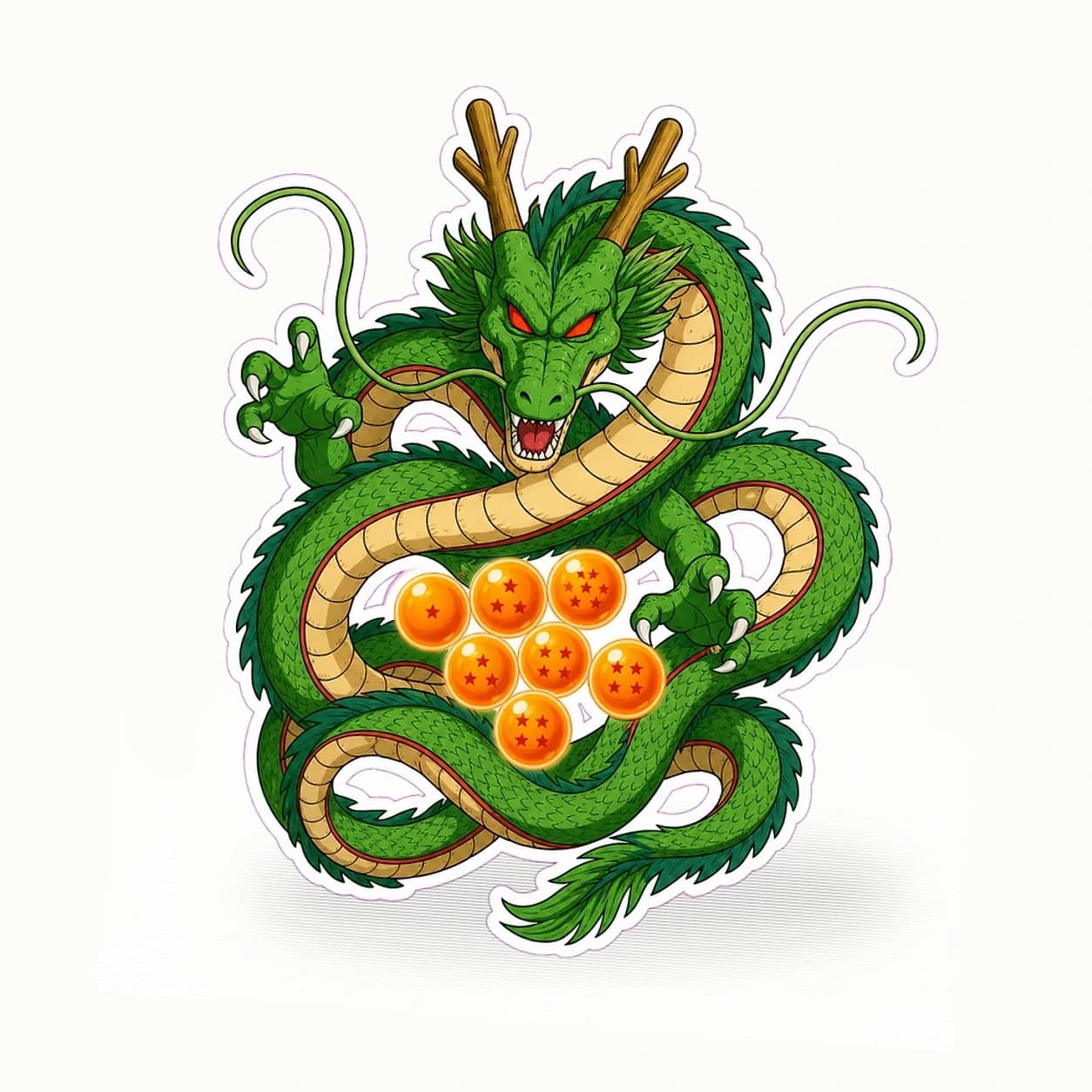Shenron Dragon Wish Sticker application preview