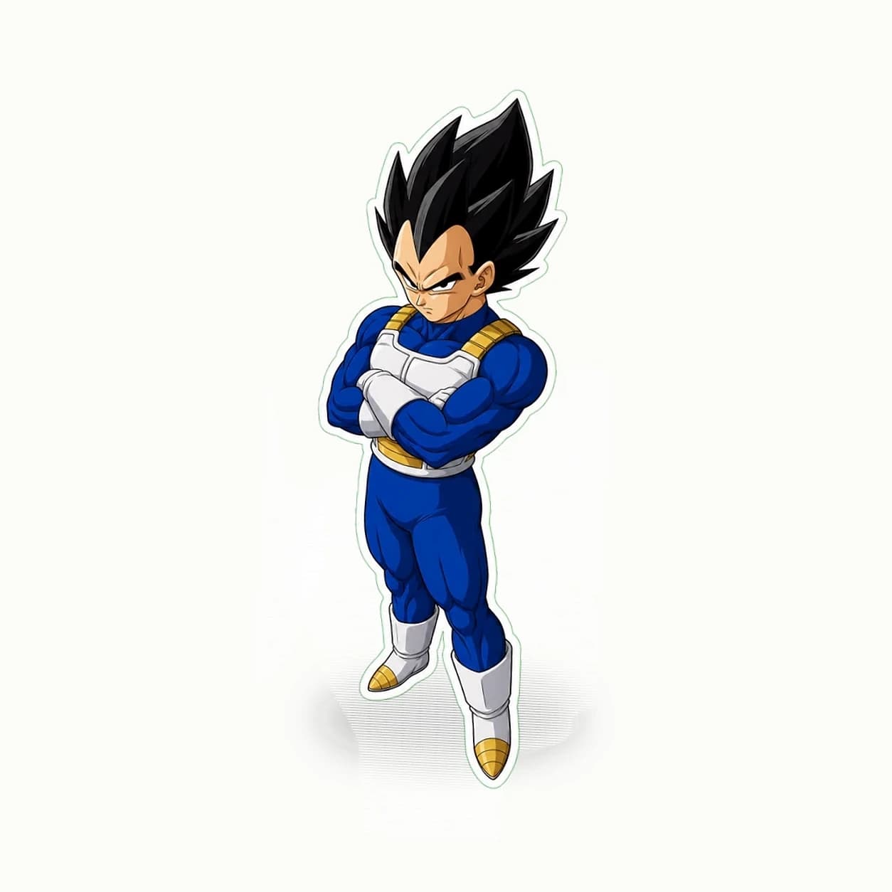 Vegeta Final Flash Sticker application preview