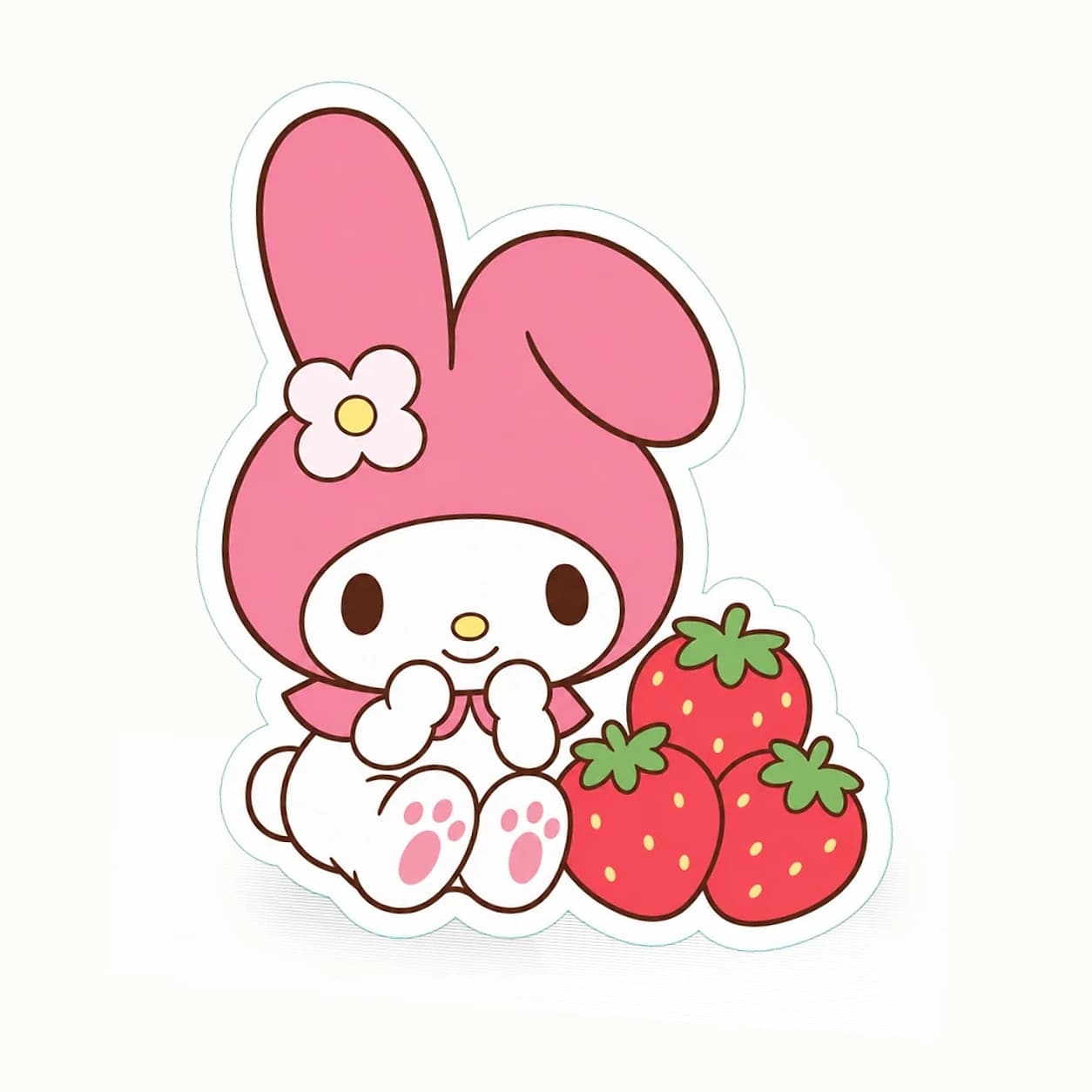 My Melody Berry Picnic Sticker application preview