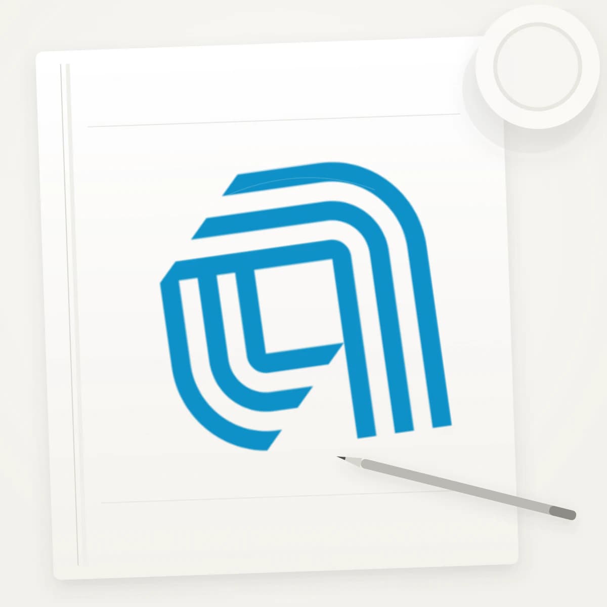 AMAT Logo Sticker application preview