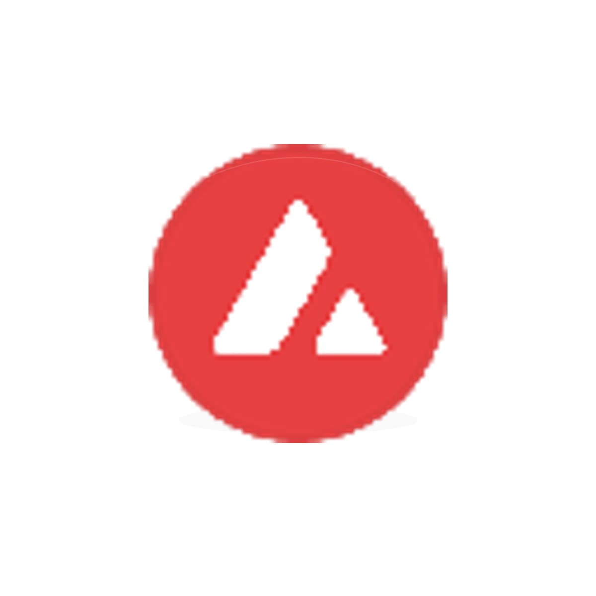 AVAX Crypto Logo Sticker product view