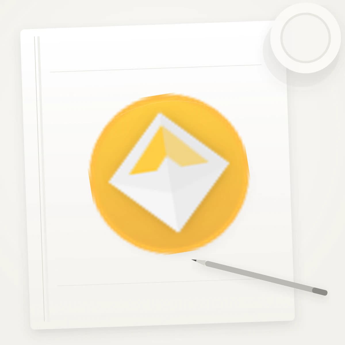 DAI Crypto Logo Sticker application preview