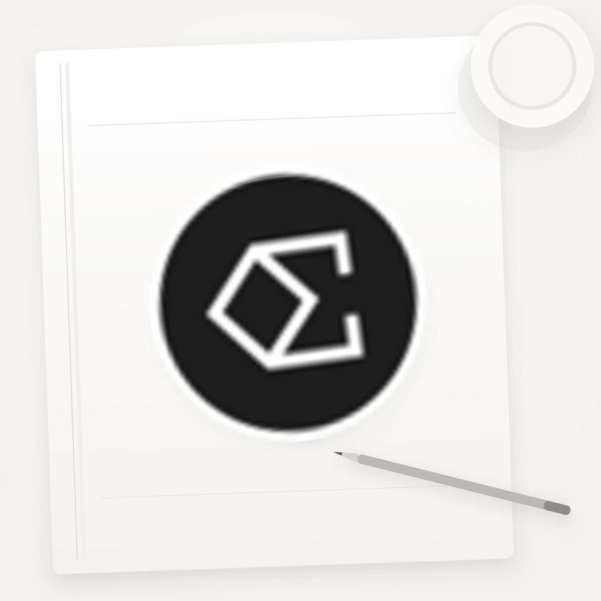 ENA Crypto Logo Sticker application preview