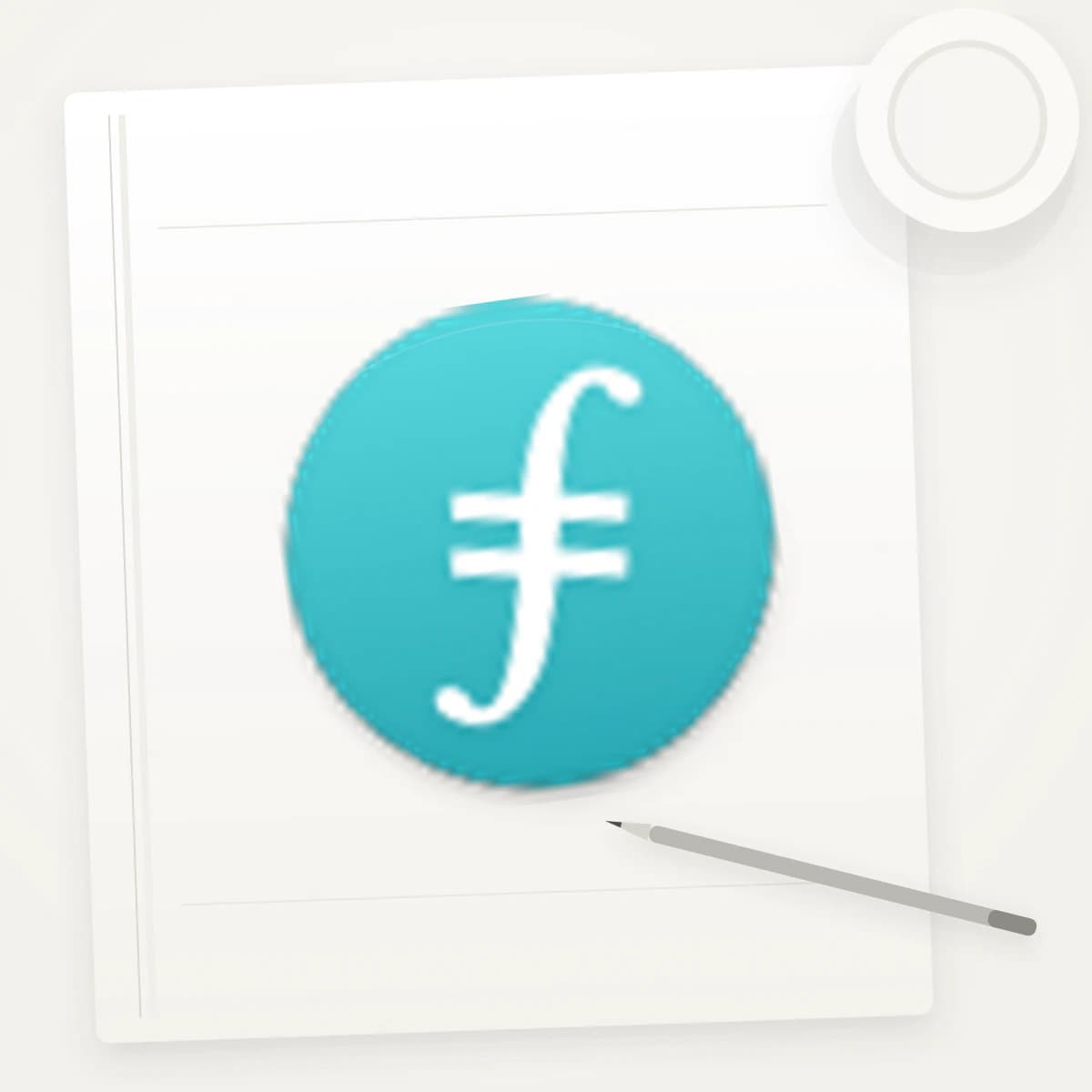 FIL Crypto Logo Sticker application preview
