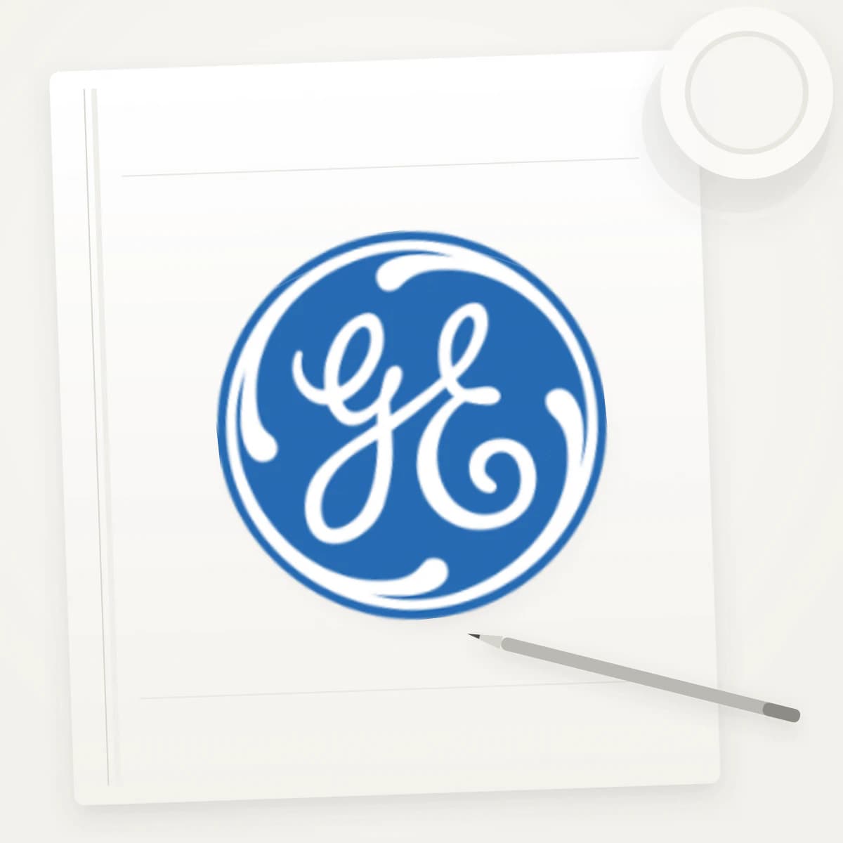 GE Logo Sticker application preview