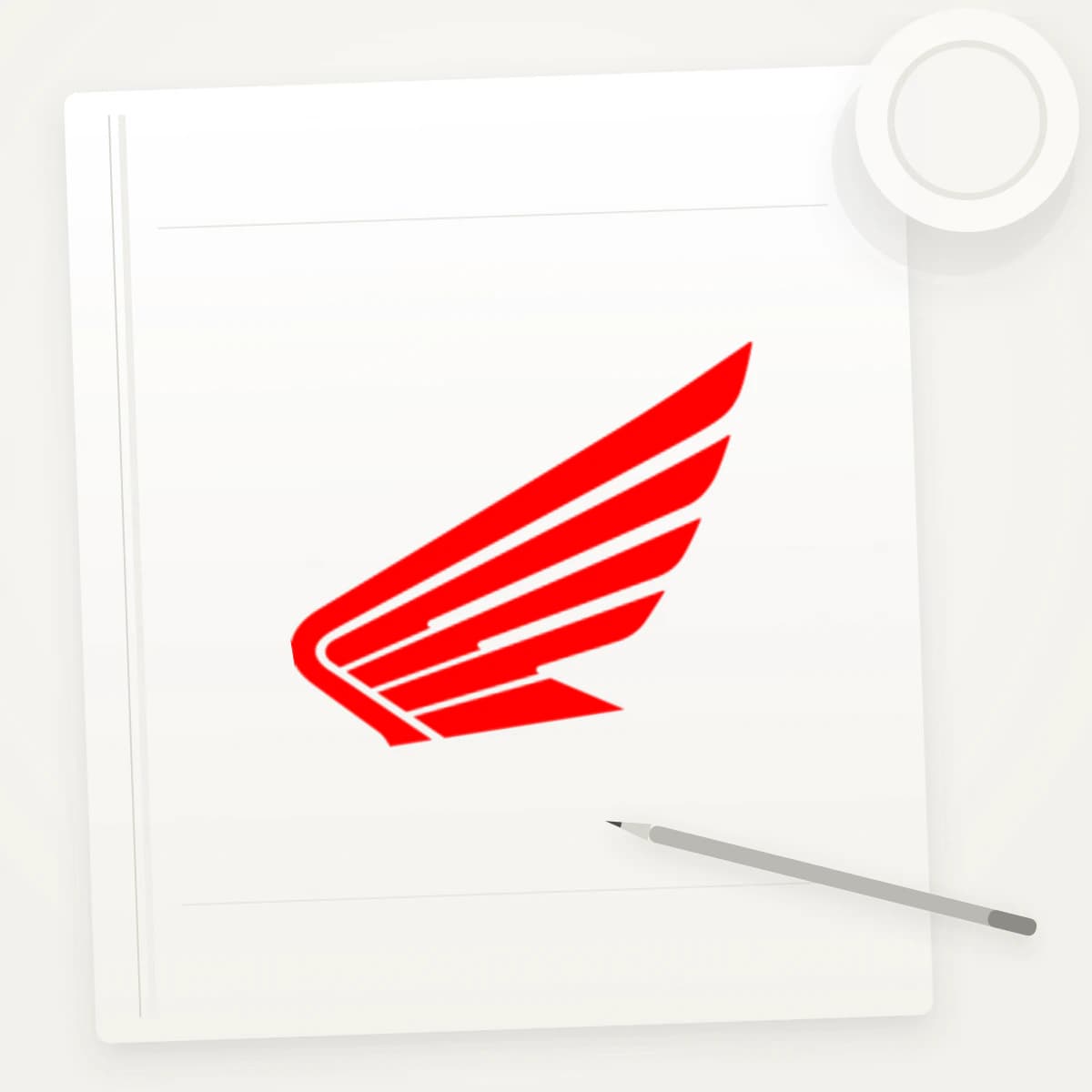 HMC Logo Sticker application preview