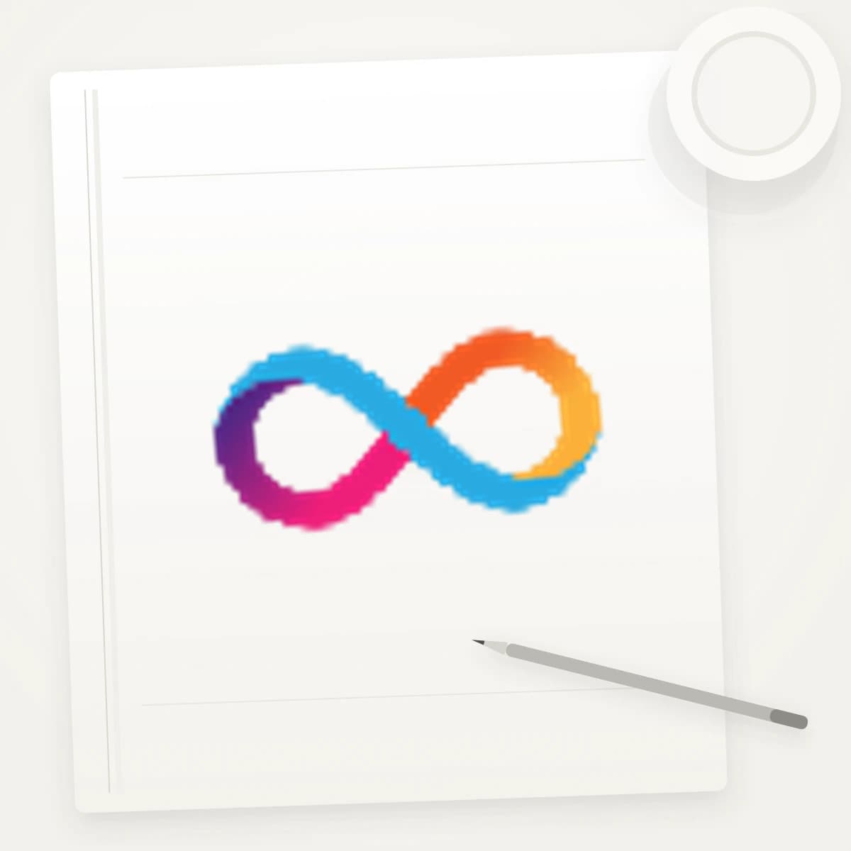 ICP Crypto Logo Sticker application preview