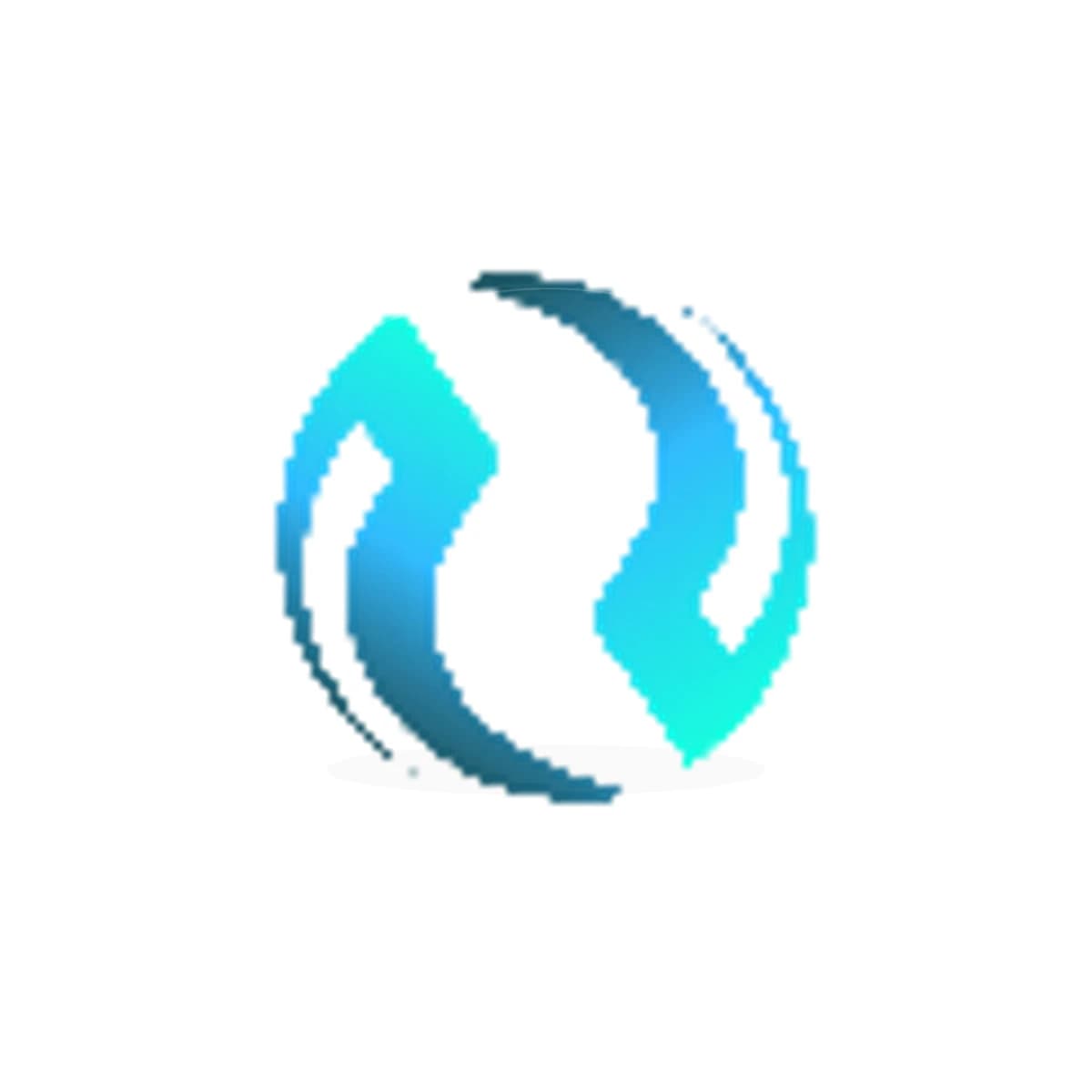 INJ Crypto Logo Sticker product view