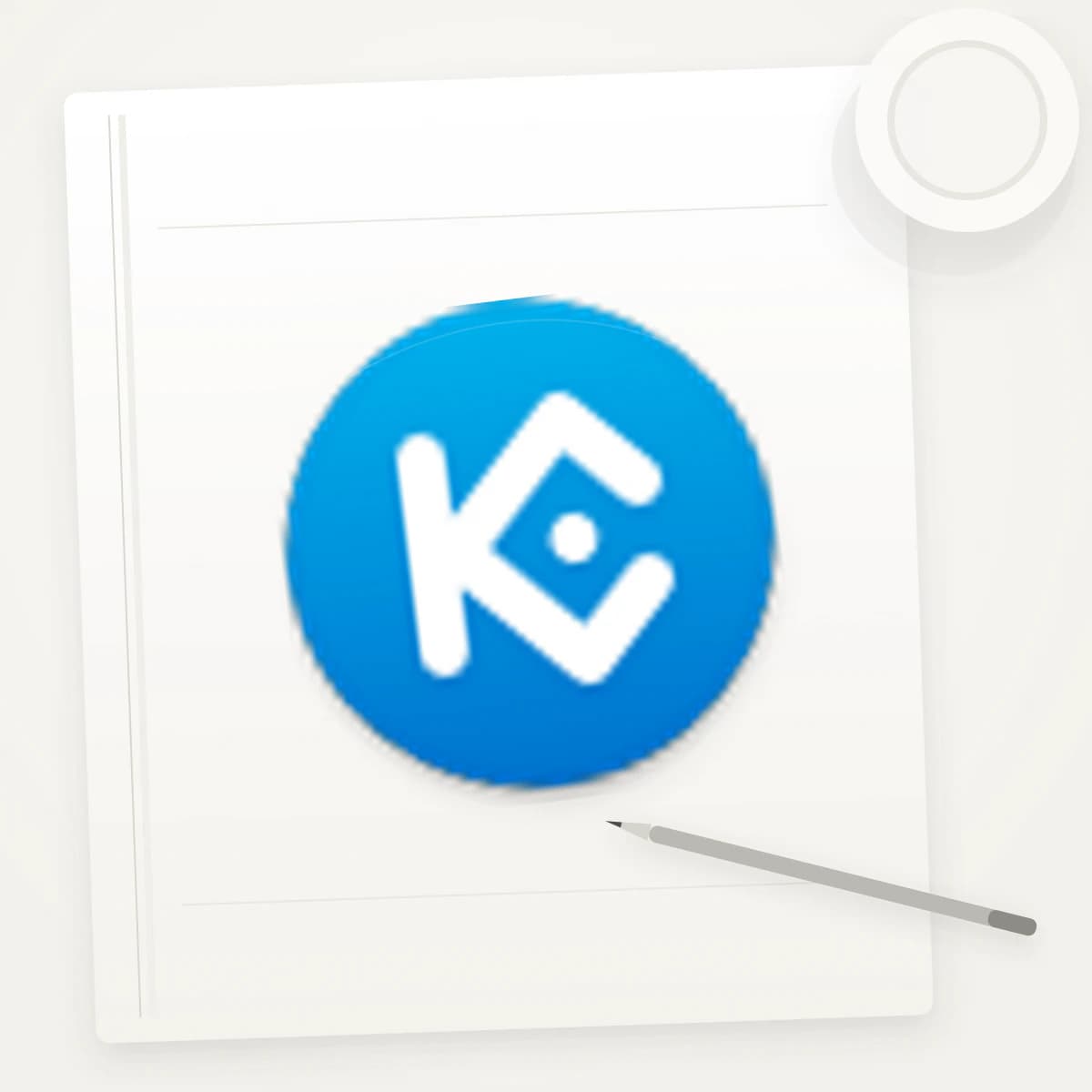 KCS Crypto Logo Sticker application preview