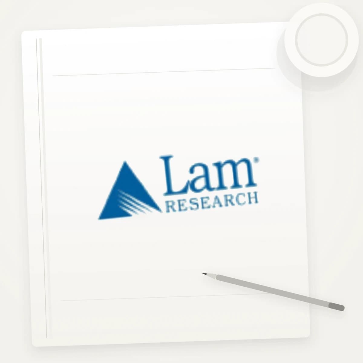 LRCX Logo Sticker application preview