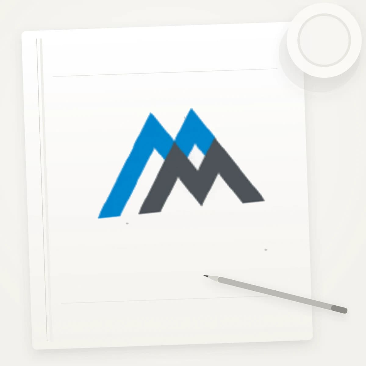 MLM Logo Sticker application preview