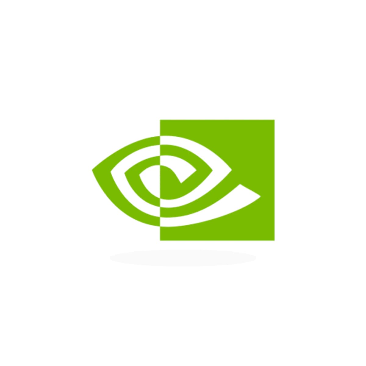 NVDA Logo Sticker product view