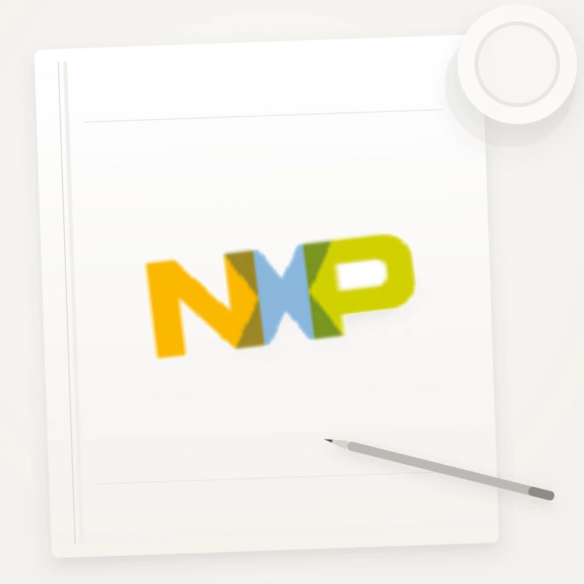 NXPI Logo Sticker application preview