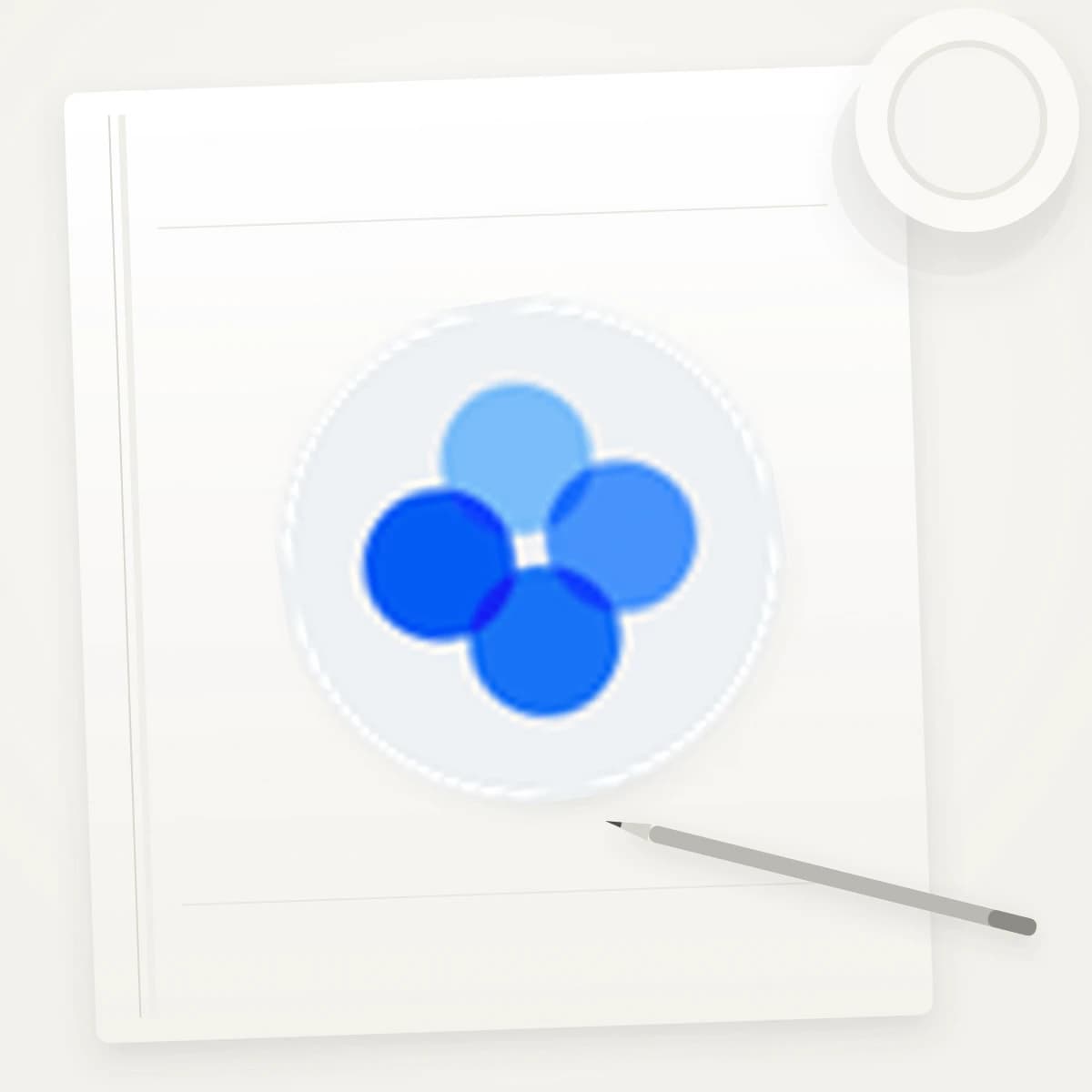 OKB Crypto Logo Sticker application preview