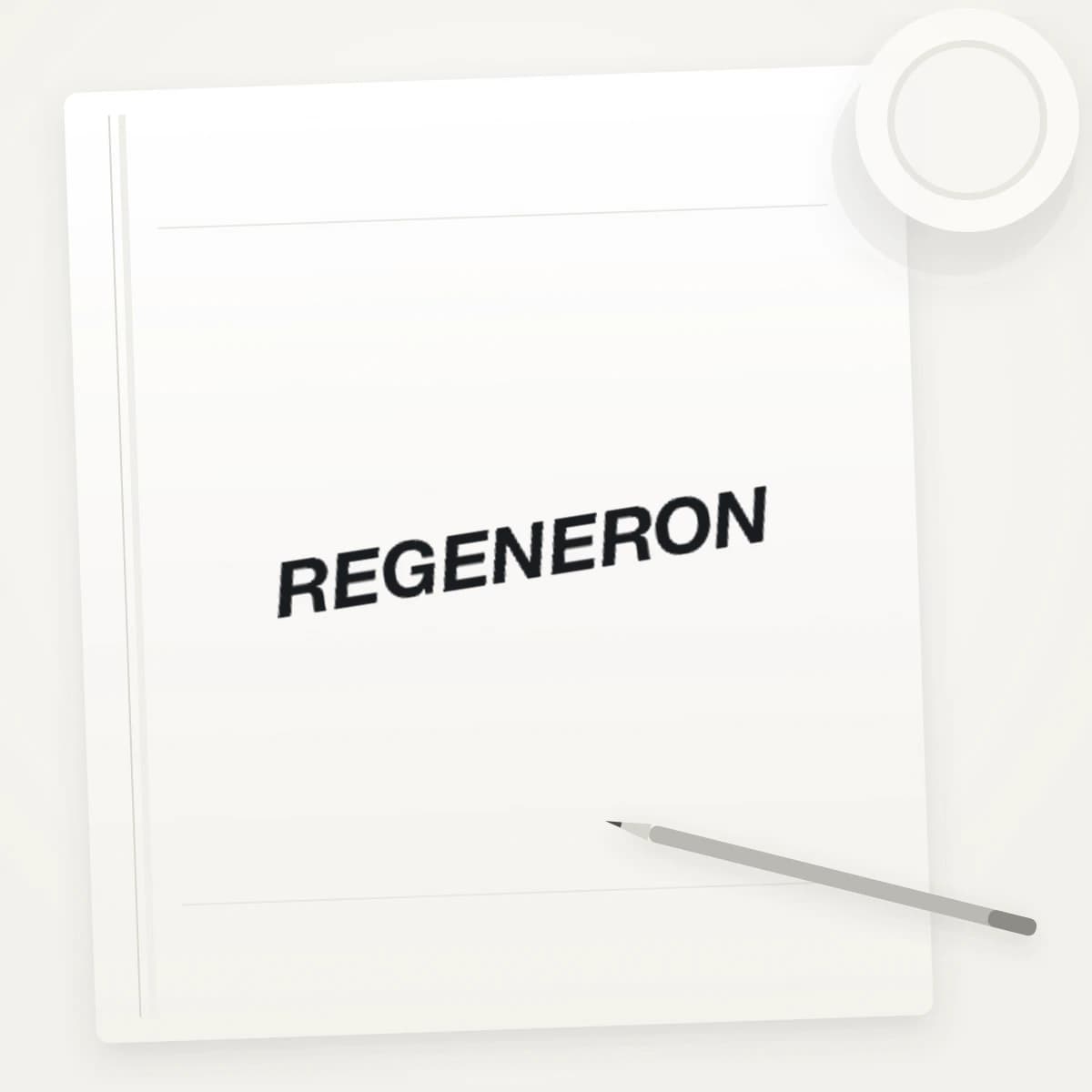 REGN Logo Sticker application preview