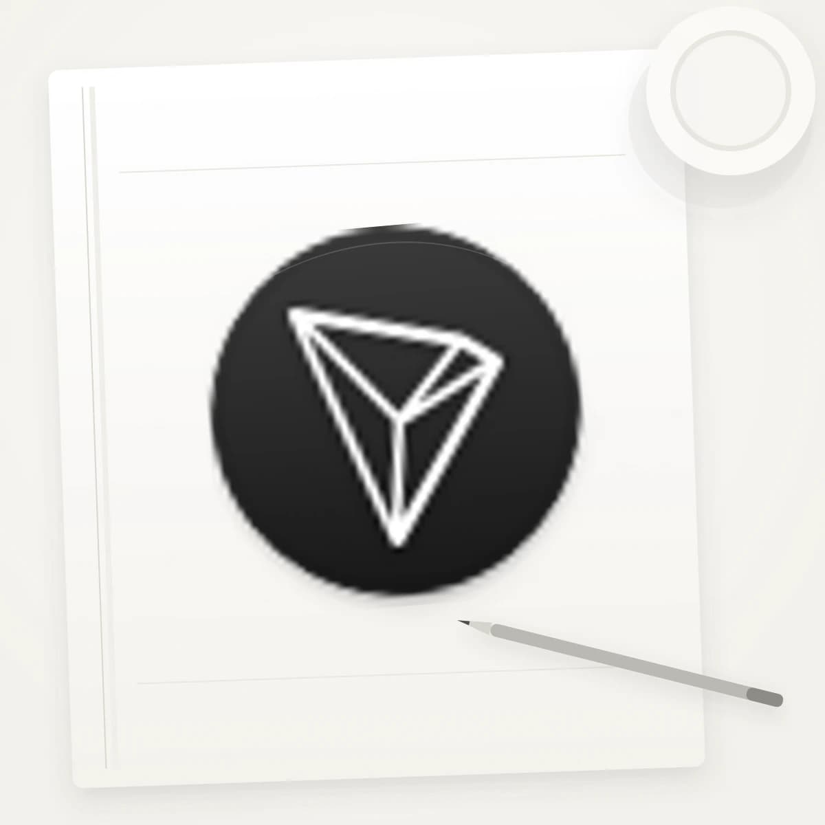 TRX Crypto Logo Sticker application preview