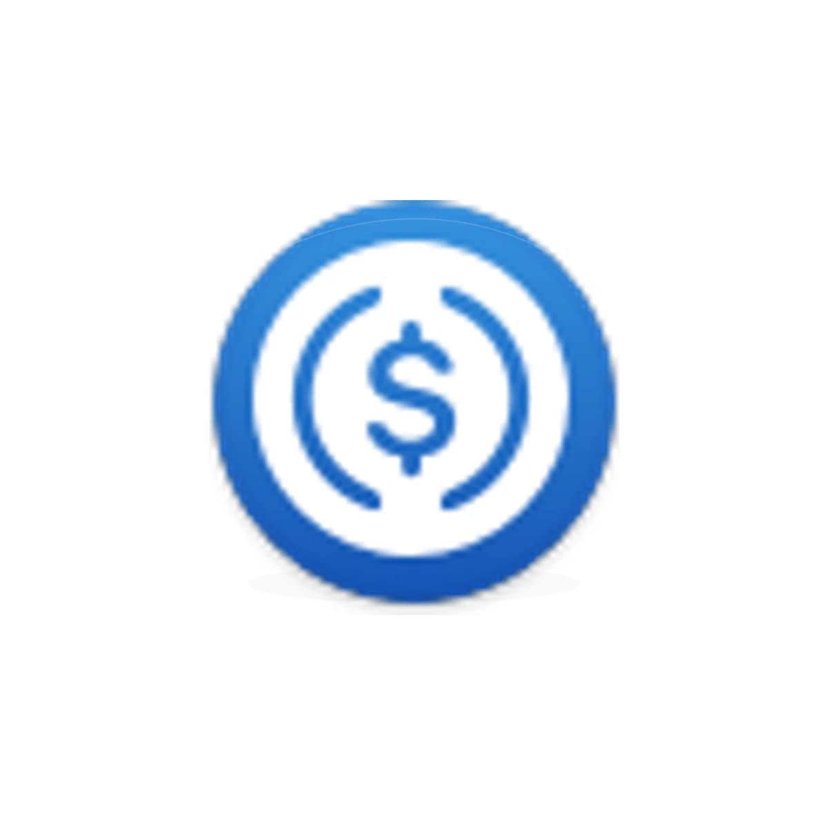 USDC Crypto Logo Sticker product view