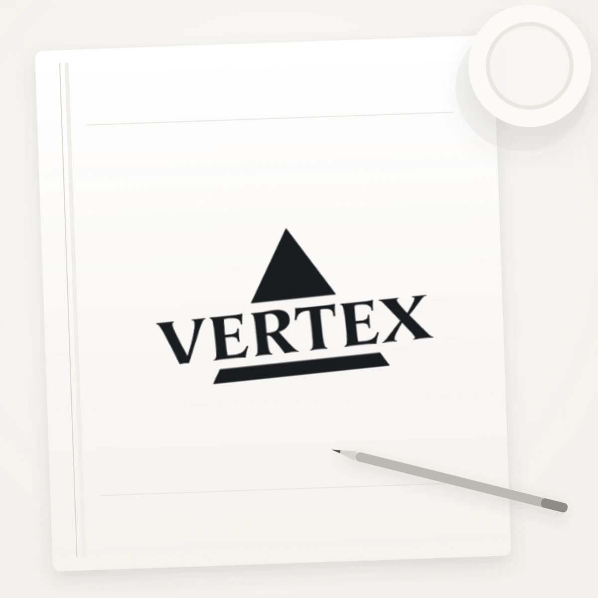 VRTX Logo Sticker application preview