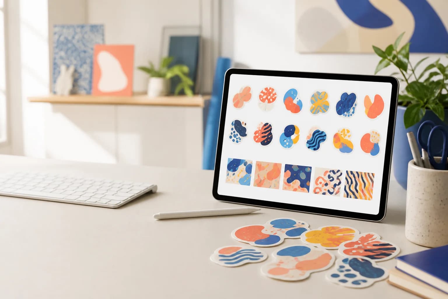 AI Sticker Generator: Create Original Characters lifestyle and character sticker cover