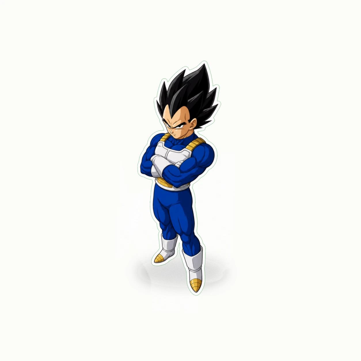 Dragon Ball Vegeta Final Flash matte vinyl character sticker