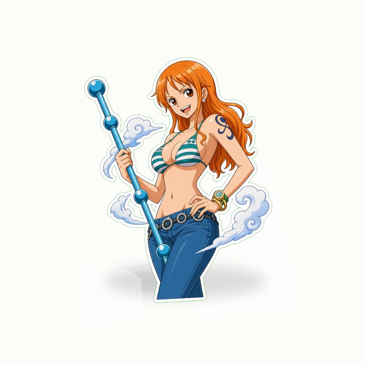 One Piece Nami Clima-Tact matte vinyl character sticker