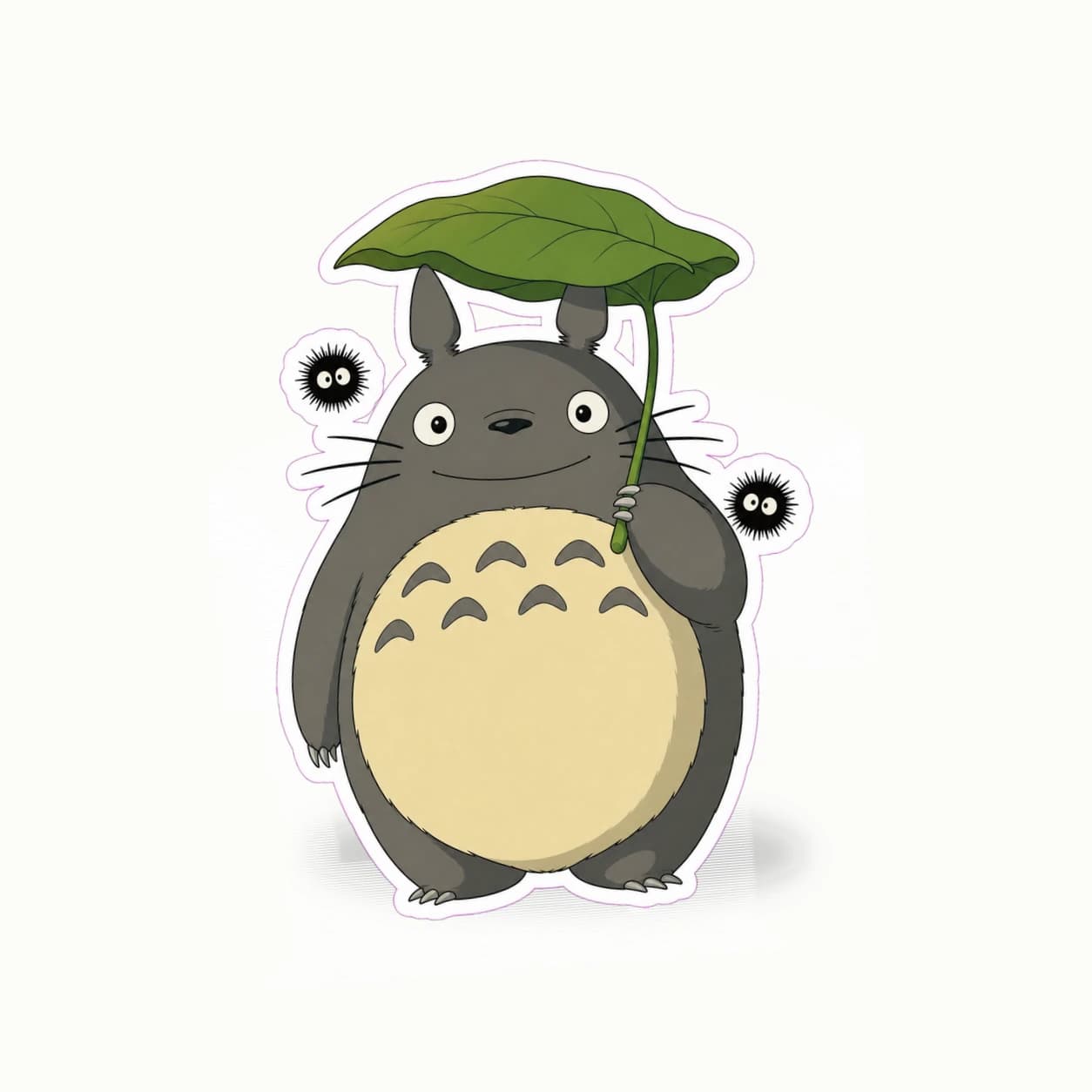 Studio Ghibli Totoro Forest Umbrella matte vinyl character sticker