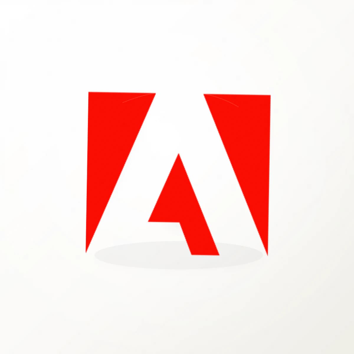 ADBE Logo Sticker in an original company-logo die-cut vinyl design