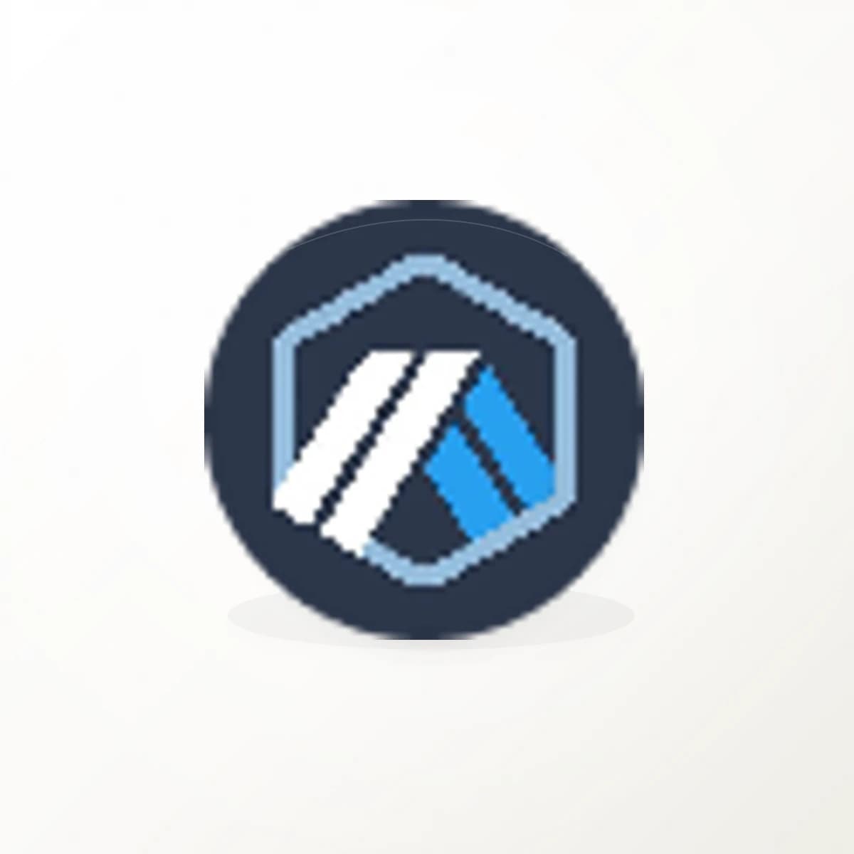 ARB Crypto Logo Sticker in an original crypto-logo die-cut vinyl design
