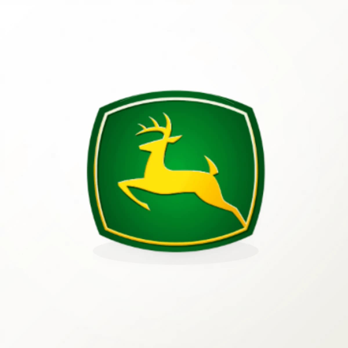 DE Logo Sticker in an original company-logo die-cut vinyl design