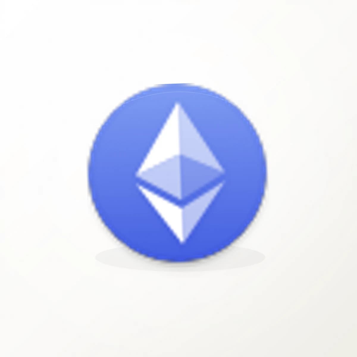 ETH Crypto Logo Sticker in an original crypto-logo die-cut vinyl design