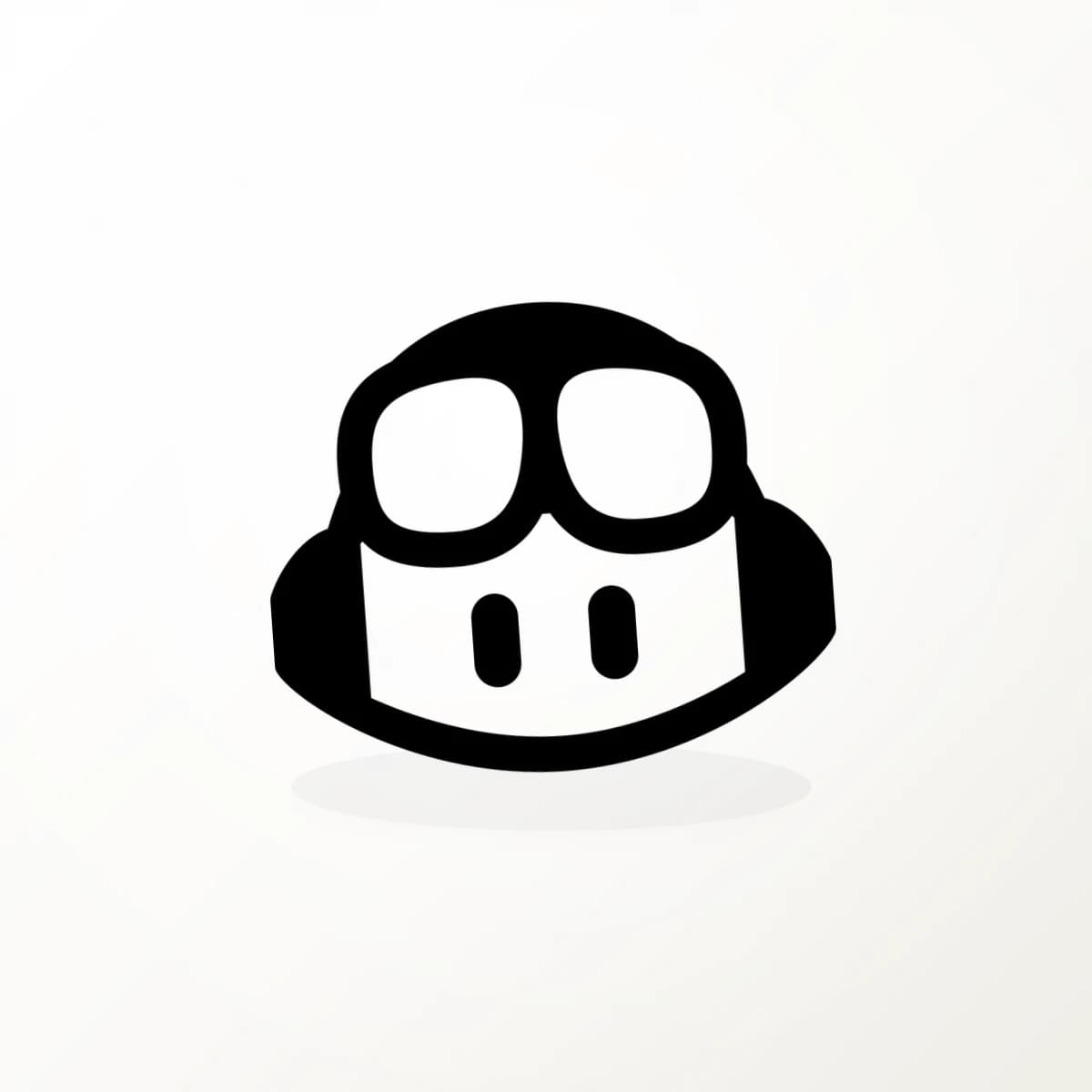 GitHub Copilot Provider Logo Sticker in an original AI-brand-logo die-cut vinyl design