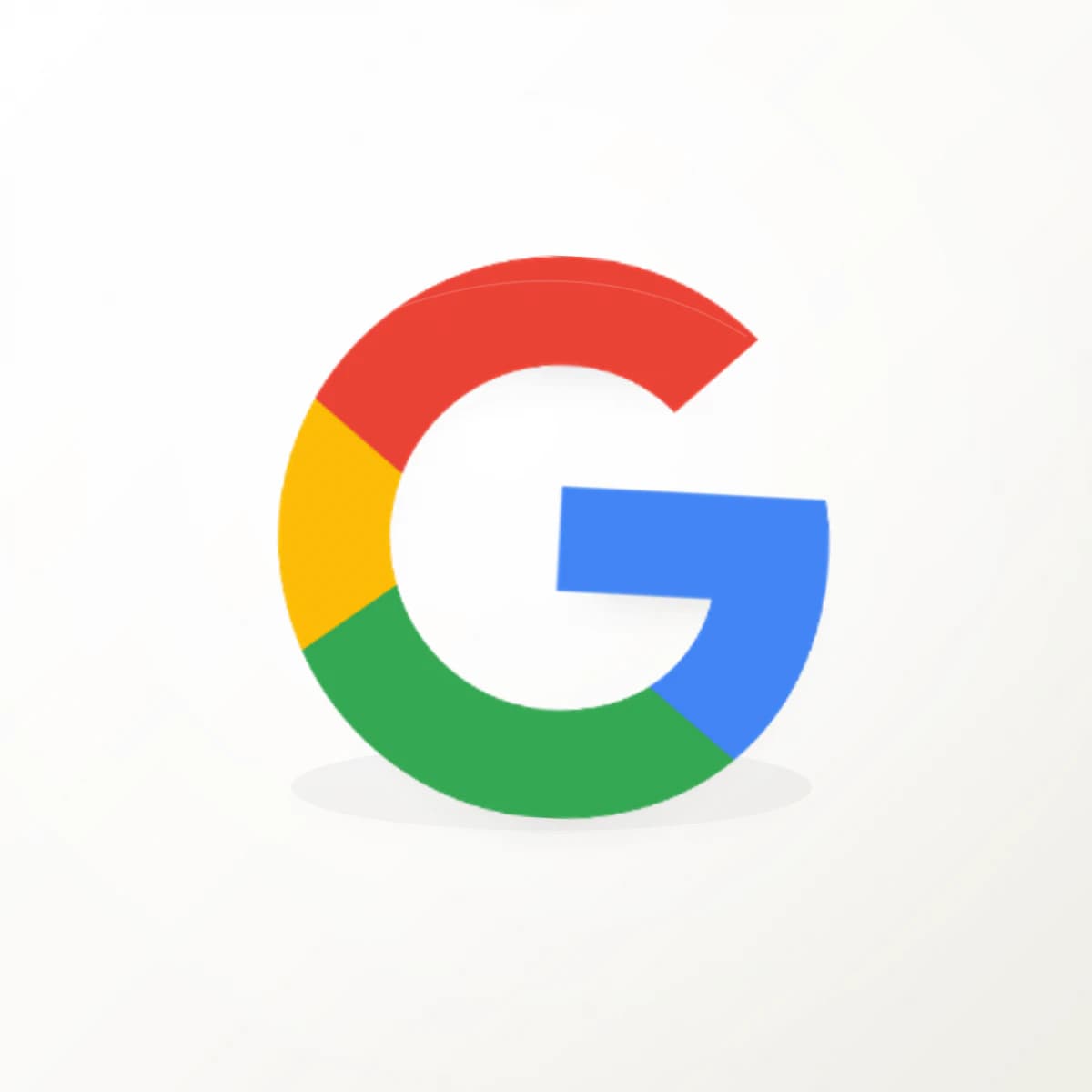 GOOGL Logo Sticker in an original company-logo die-cut vinyl design