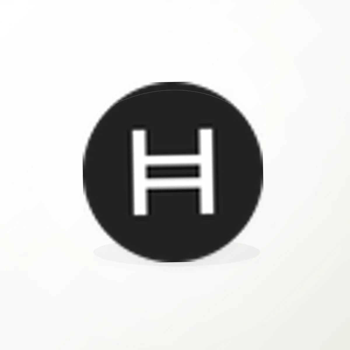HBAR Crypto Logo Sticker in an original crypto-logo die-cut vinyl design