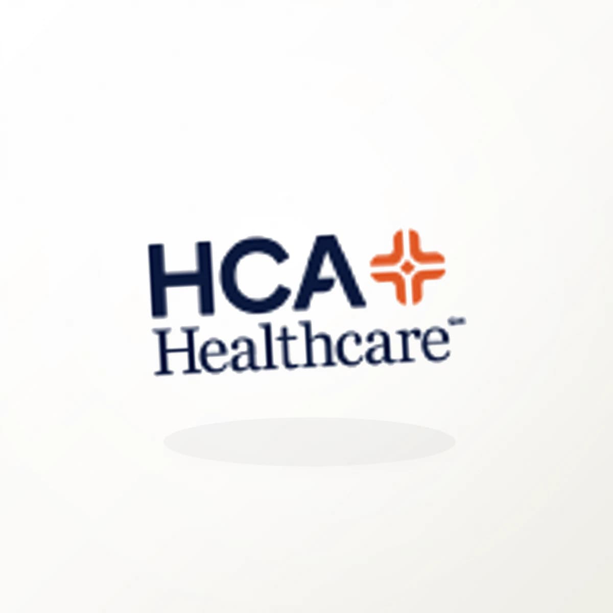 HCA Logo Sticker in an original company-logo die-cut vinyl design