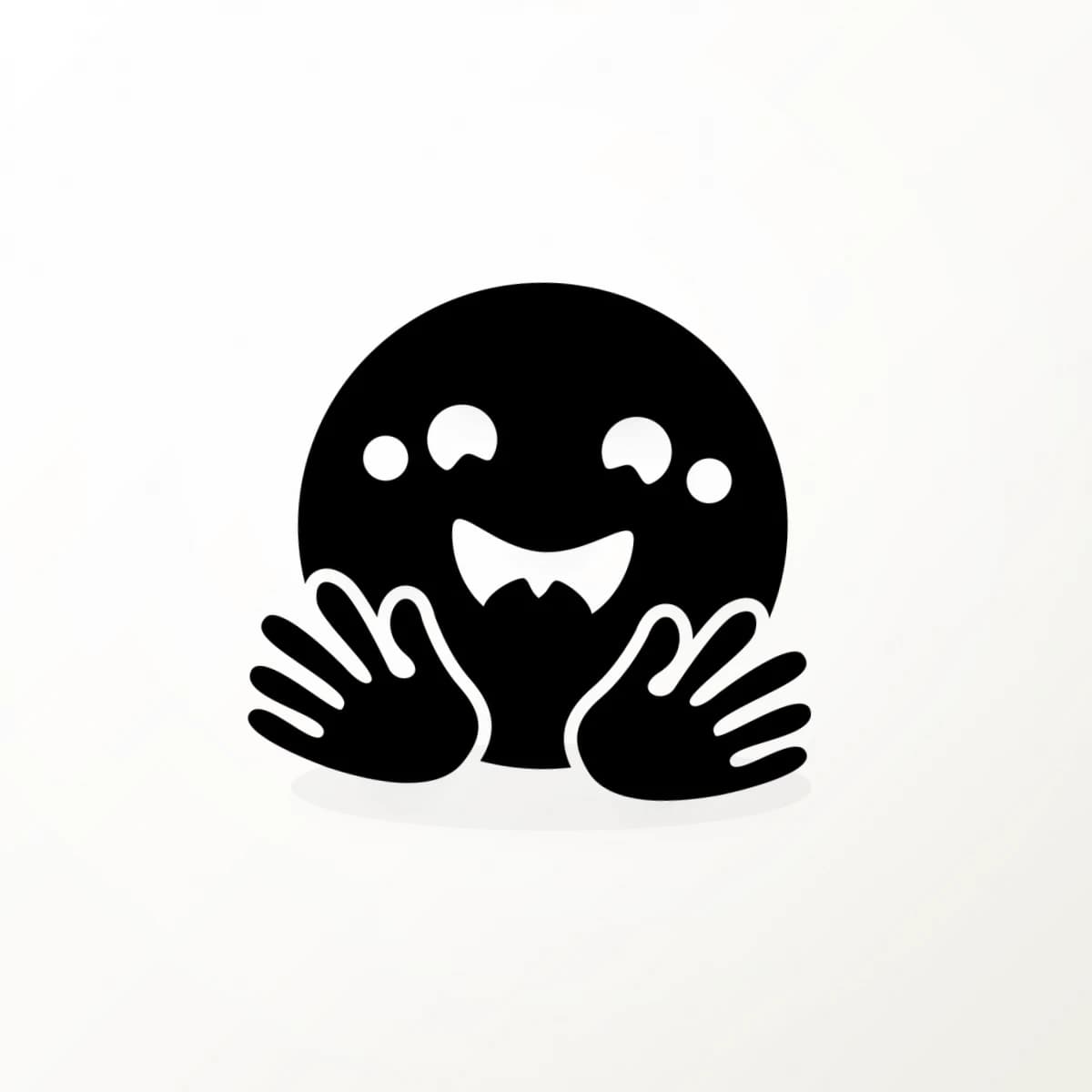 Hugging Face Provider Logo Sticker in an original AI-brand-logo die-cut vinyl design