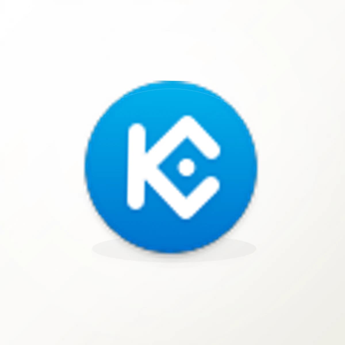 KCS Crypto Logo Sticker in an original crypto-logo die-cut vinyl design