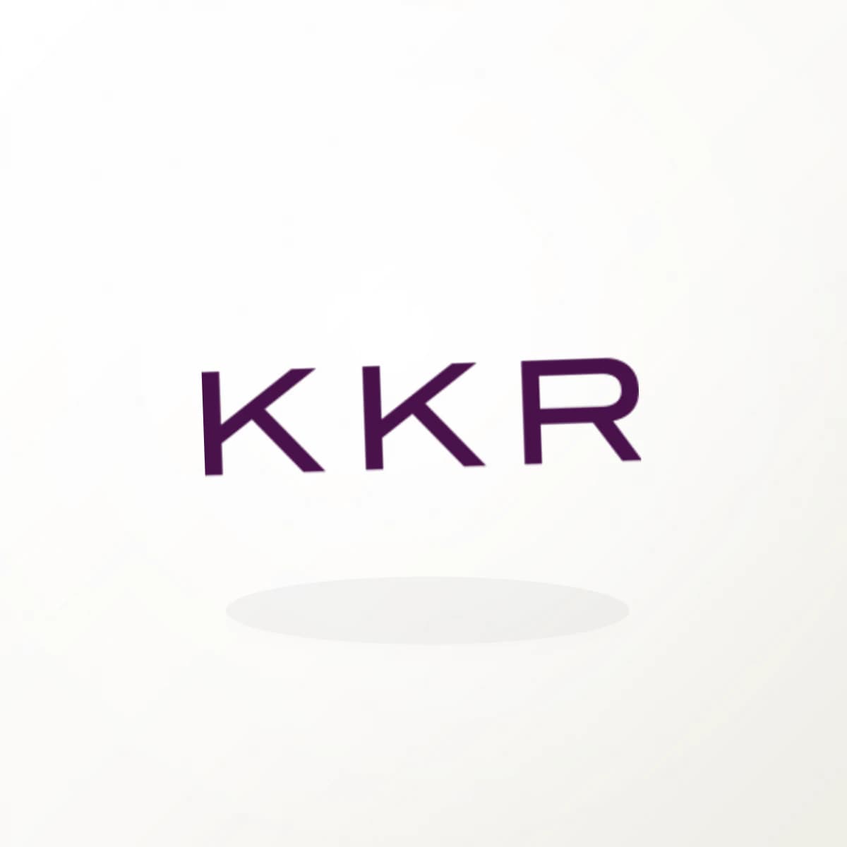 KKR Logo Sticker in an original company-logo die-cut vinyl design