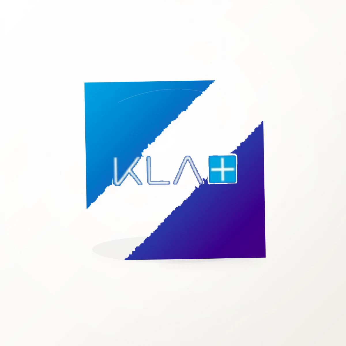 KLAC Logo Sticker in an original company-logo die-cut vinyl design