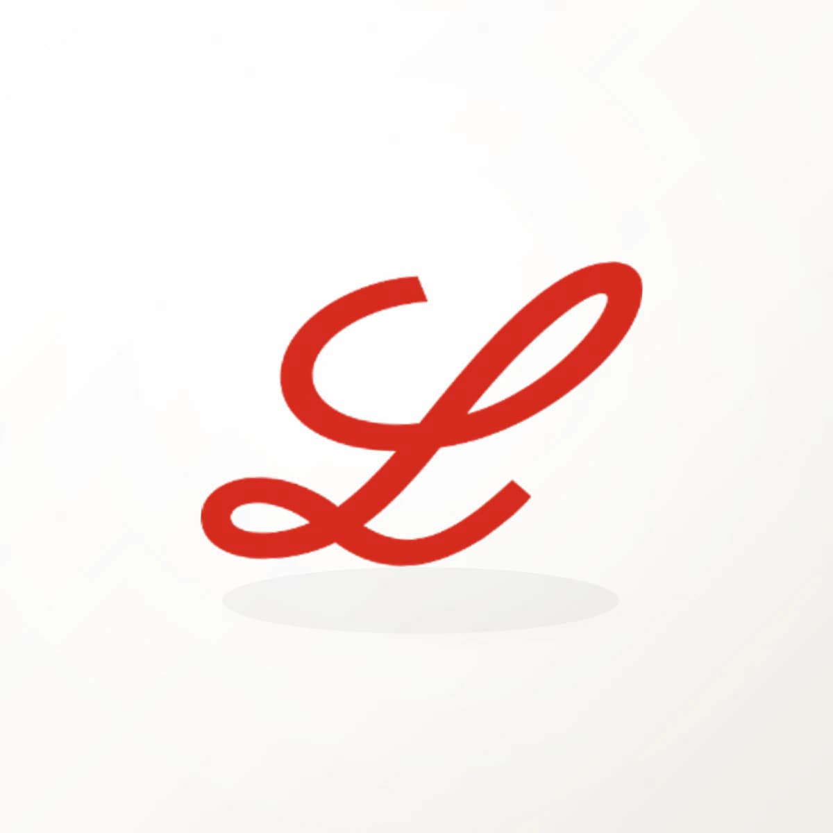 LLY Logo Sticker in an original company-logo die-cut vinyl design