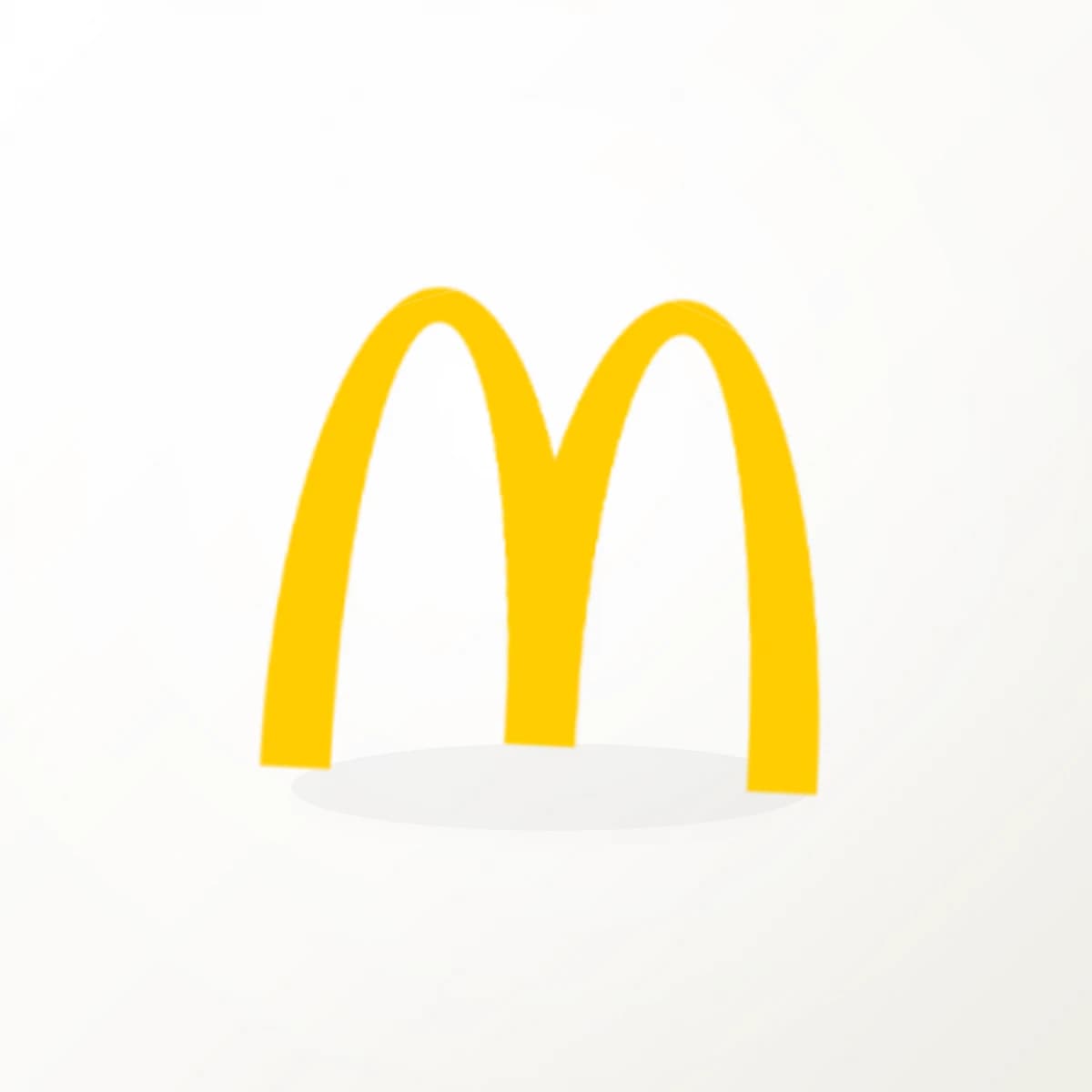 MCD Logo Sticker in an original company-logo die-cut vinyl design