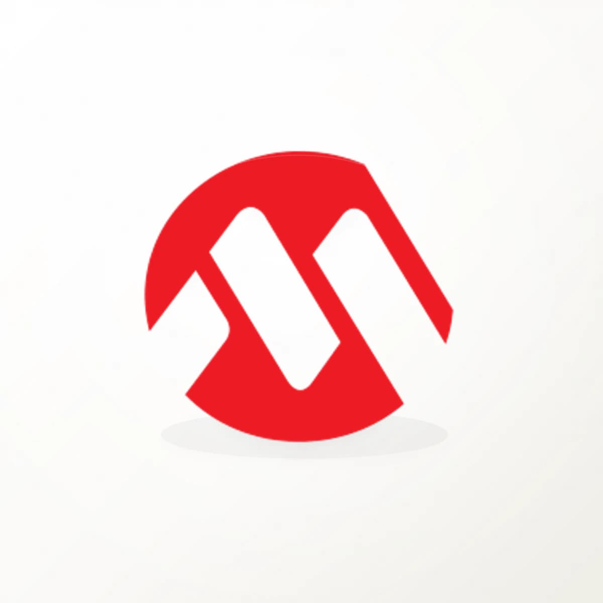 MCHP Logo Sticker in an original company-logo die-cut vinyl design