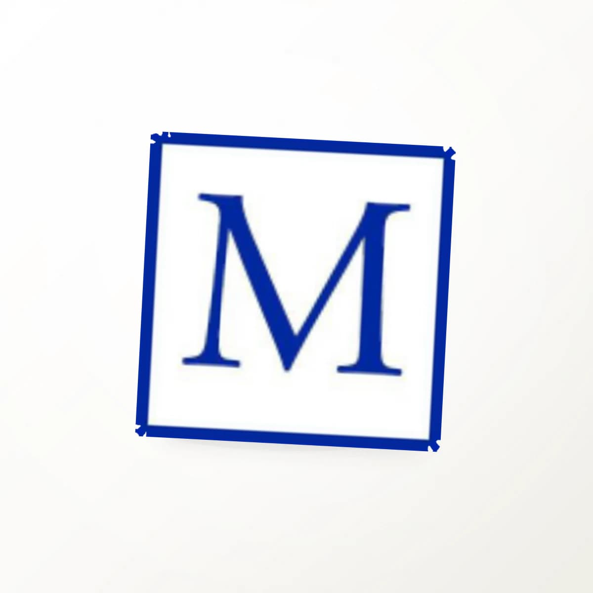 MCO Logo Sticker in an original company-logo die-cut vinyl design