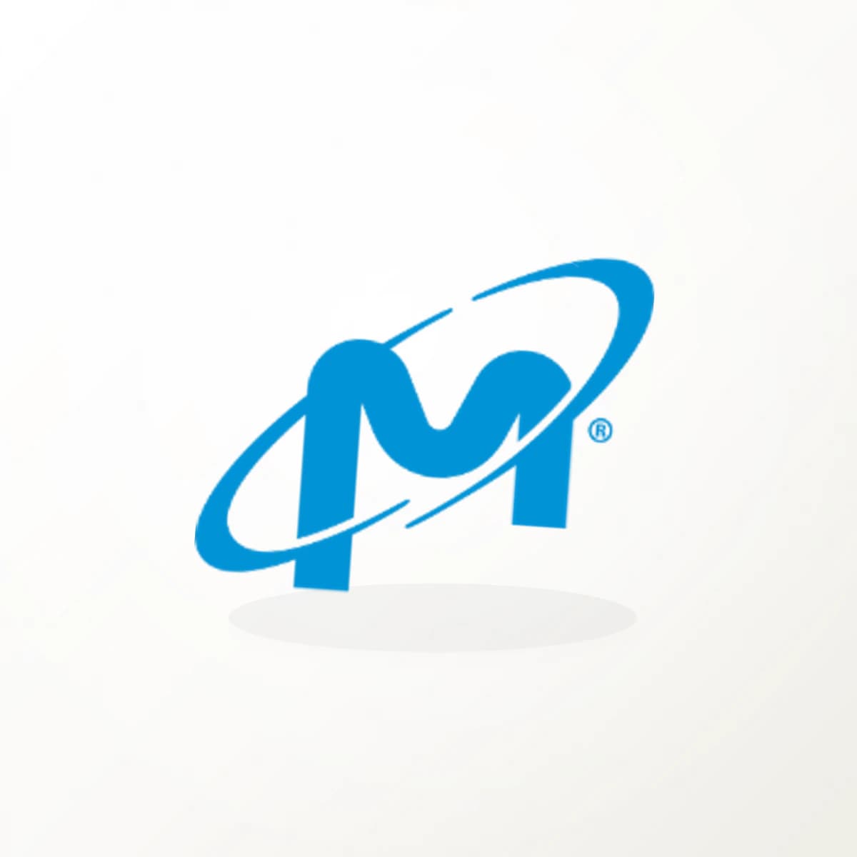 MU Logo Sticker in an original company-logo die-cut vinyl design