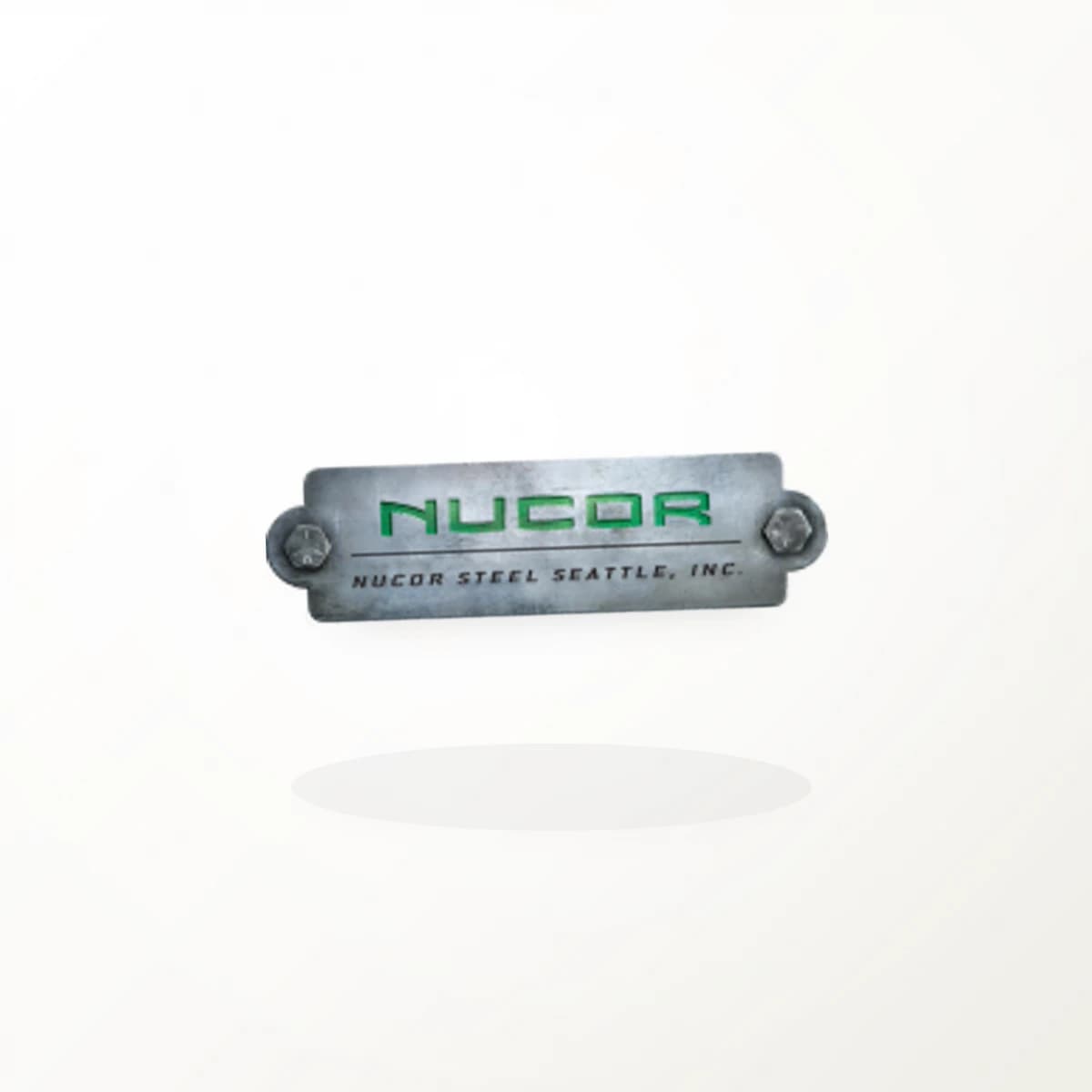 NUE Logo Sticker in an original company-logo die-cut vinyl design