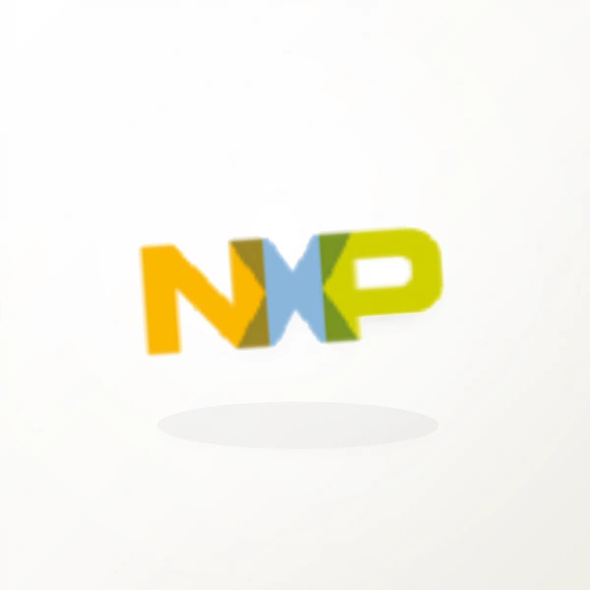 NXPI Logo Sticker in an original company-logo die-cut vinyl design