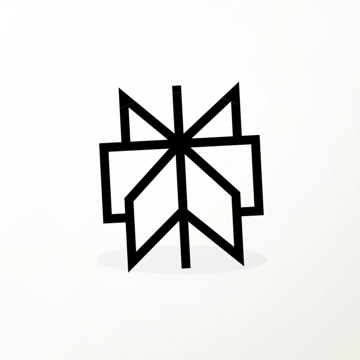 Perplexity Provider Logo Sticker in an original AI-brand-logo die-cut vinyl design