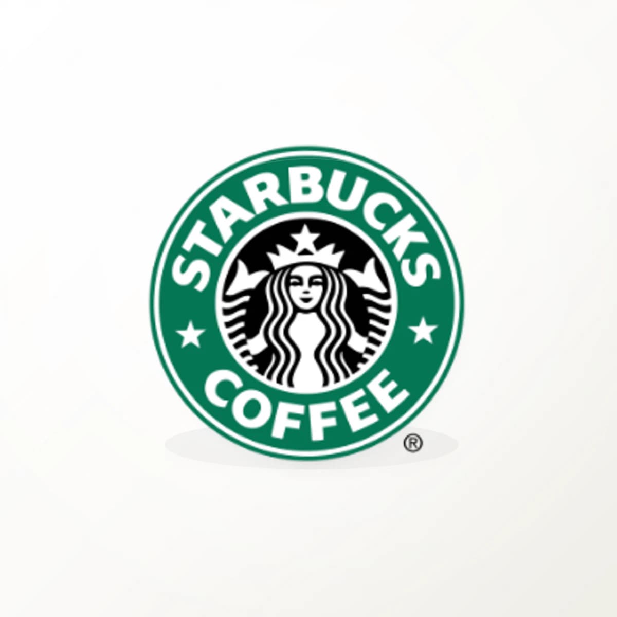 SBUX Logo Sticker in an original company-logo die-cut vinyl design