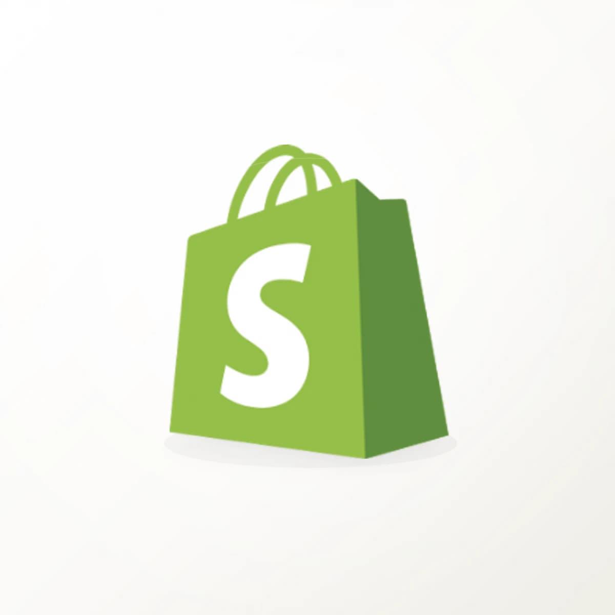 SHOP Logo Sticker in an original company-logo die-cut vinyl design