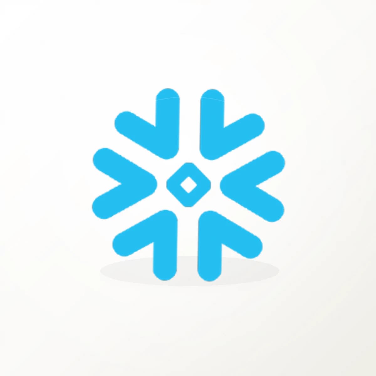 SNOW Logo Sticker in an original company-logo die-cut vinyl design